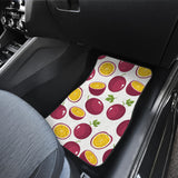 Passion Fruit Design Pattern Front And Back Car Mats