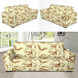 Windmill Wheat Pattern Sofa Slipcover