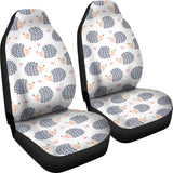 Hedgehog Pattern Print Design 04 Universal Fit Car Seat Covers
