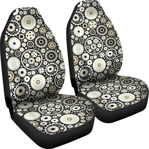 Gear Pattern Print Design 02 Universal Fit Car Seat Covers