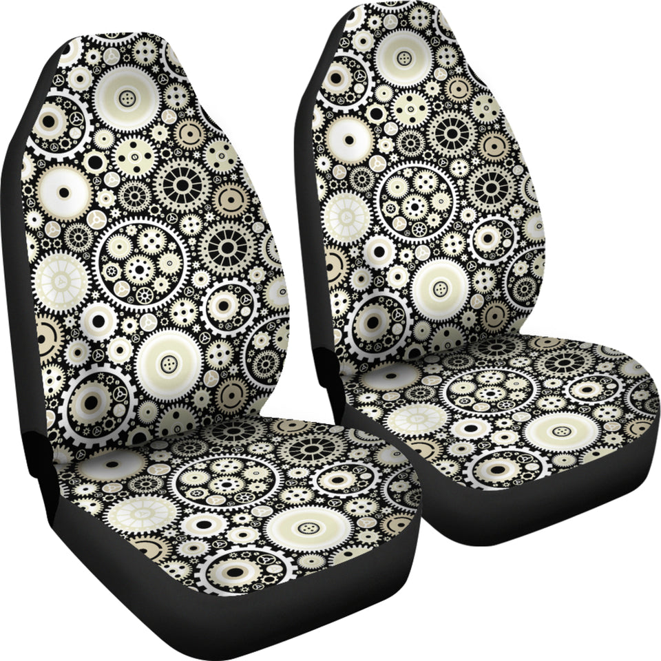 Gear Pattern Print Design 02 Universal Fit Car Seat Covers