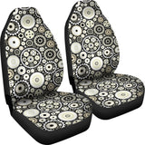 Gear Pattern Print Design 02 Universal Fit Car Seat Covers