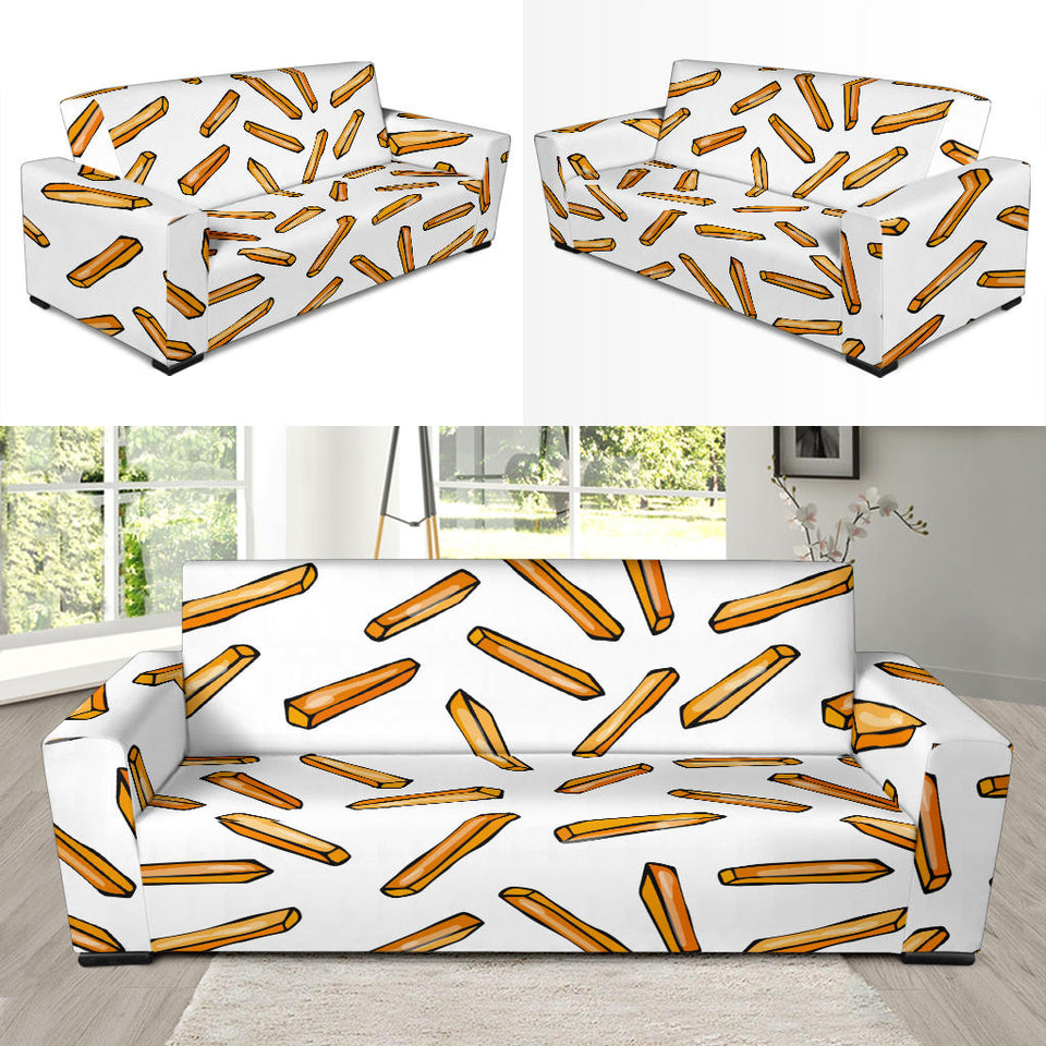 French Fries Potato Pattern Sofa Slipcover