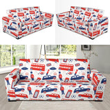 British Pattern Print Design 03 Sofa Slipcover