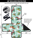 Helicopter design pattern Recliner Cover Protector