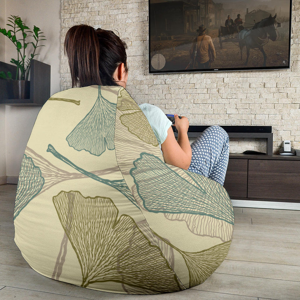 Ginkgo Leaves Design Pattern Bean Bag Cover
