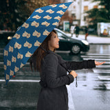 Golden Retriever Pattern Print Design 03 Umbrella