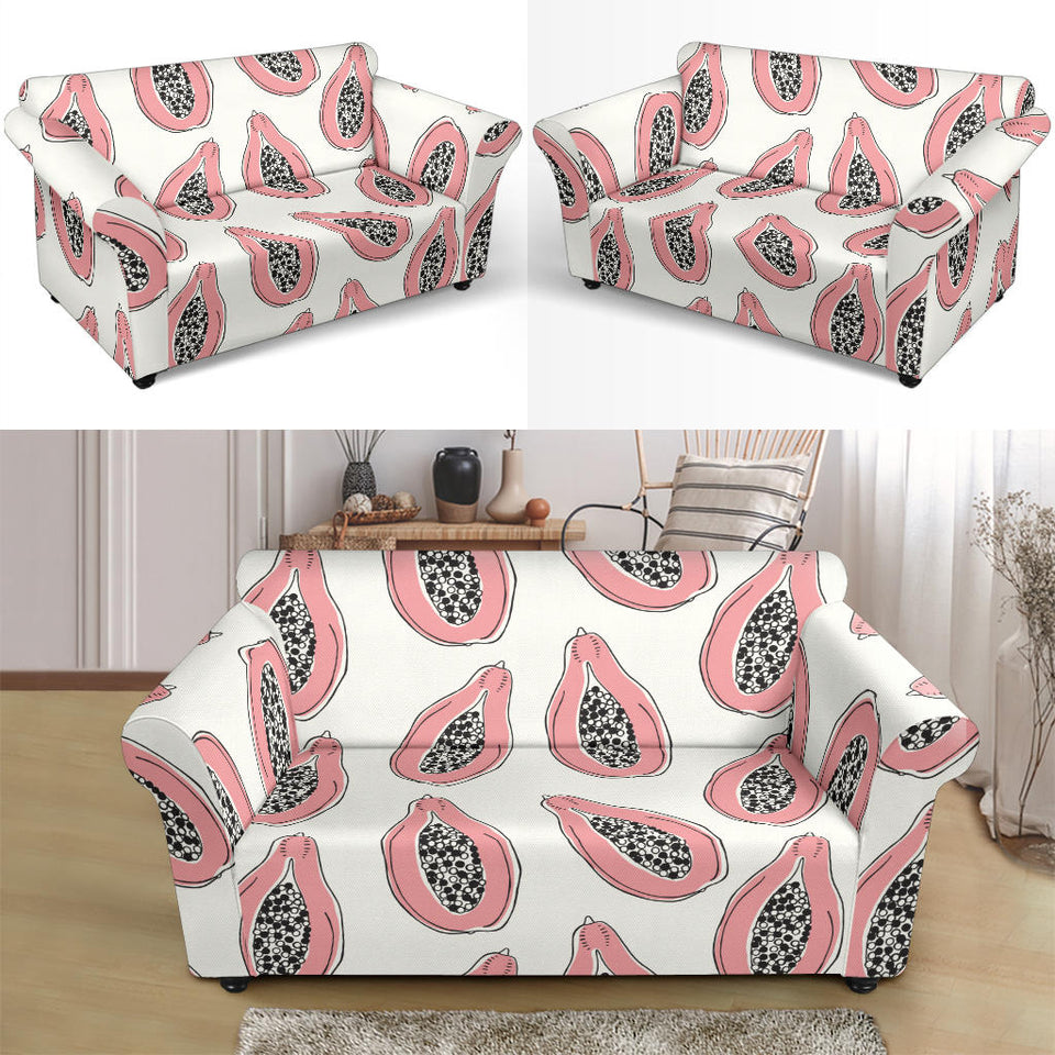 Papaya Pattern Loveseat Couch Slipcover