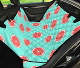 Grapefruit Green Background Dog Car Seat Covers