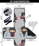 Cute ninja pattern Chair Cover Protector