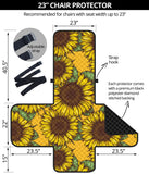 Sunflower pattern Chair Cover Protector