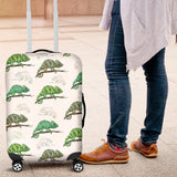 Chameleon Lizard Pattern Luggage Covers