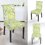 Tennis Pattern Print Design 01 Dining Chair Slipcover