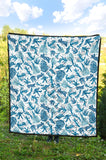Coral Reef Pattern Print Design 01 Premium Quilt