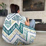 Zigzag  Chevron Paint Design Pattern Bean Bag Cover