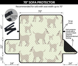 Little young goat pattern Sofa Cover Protector