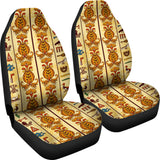 Egypt Hieroglyphics Pattern Print Design 04 Universal Fit Car Seat Covers
