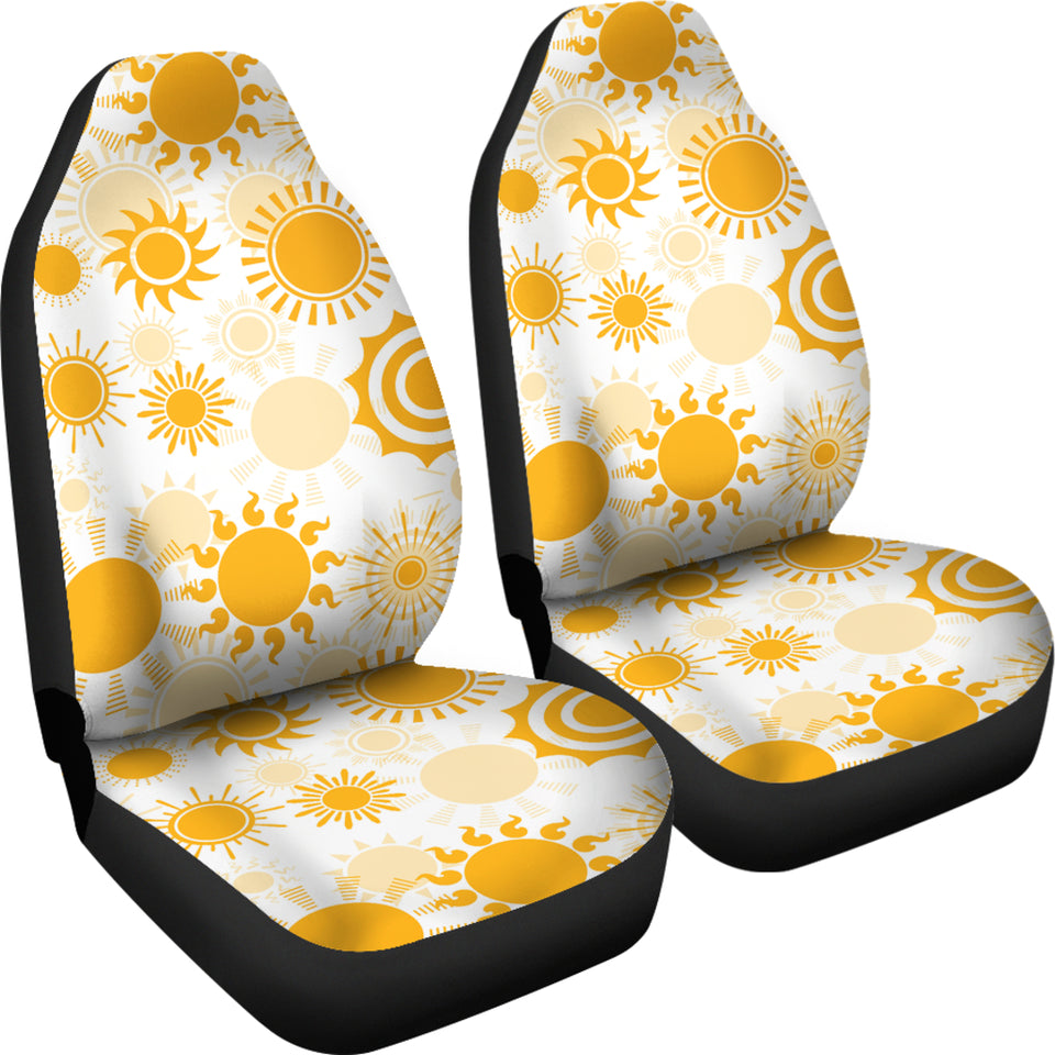 Sun Design Pattern  Universal Fit Car Seat Covers