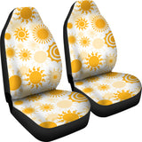 Sun Design Pattern  Universal Fit Car Seat Covers