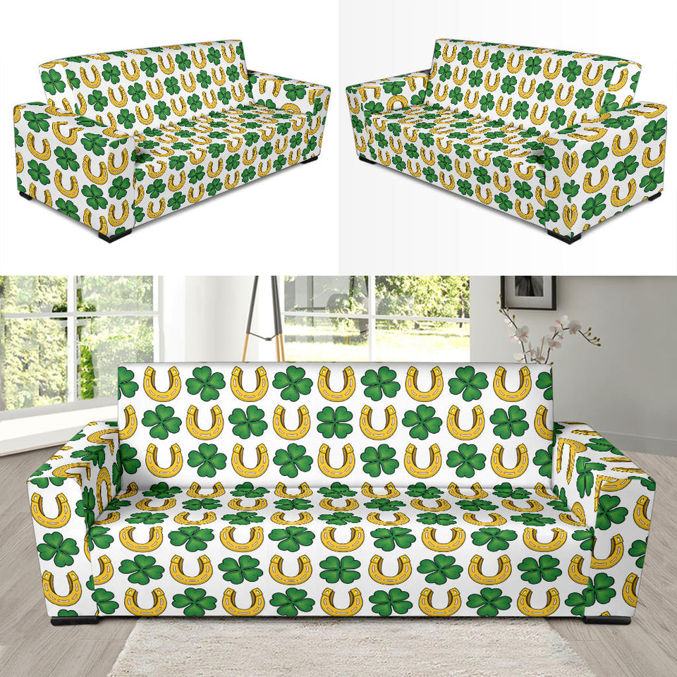 Horseshoes Pattern Print Design 04 Sofa Slipcover