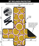 Passion fruits slice pattern Recliner Cover Protector