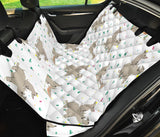 Cute Rhino Pattern Background Dog Car Seat Covers