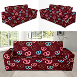 Pretzels Pattern Print Design 05  Sofa Slipcover