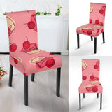 Cake Cherry Pattern Dining Chair Slipcover