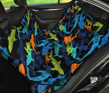 Colorful Shark Dog Car Seat Covers