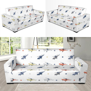Cute Helicopter Star Pattern Sofa Slipcover