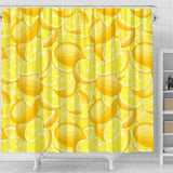 Lemon Pattern Shower Curtain Fulfilled In US