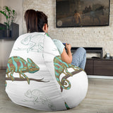Chameleon Lizard Pattern Bean Bag Cover