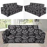 Dice Pattern Print Design 01 Sofa Slipcover