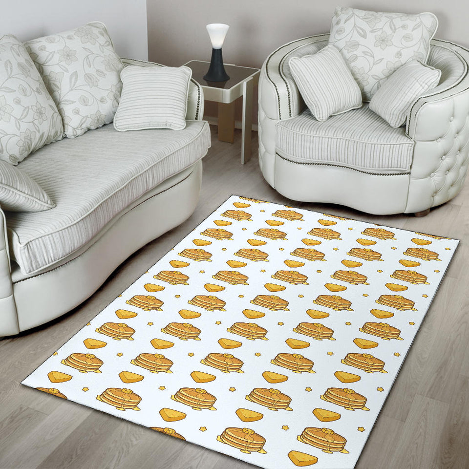 Pancake Pattern Print Design 03 Area Rug