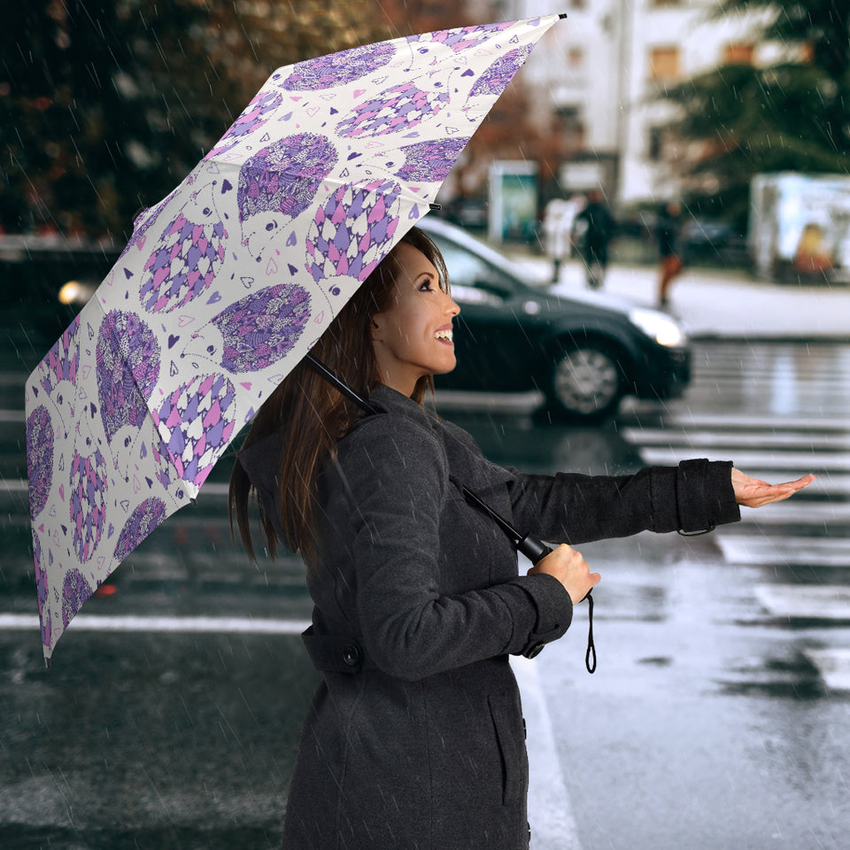 Hedgehog Pattern Print Design 05 Umbrella