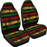 Canabis Marijuana Weed Pattern Print Design 04 Universal Fit Car Seat Covers