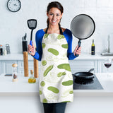 Cucumber Sketch Pattern Adjustable Apron