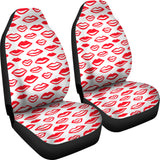 Lips Pattern Print Design 05 Universal Fit Car Seat Covers