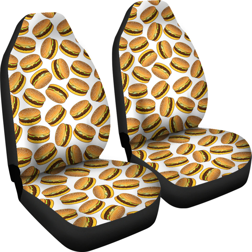 Hamburger Pattern Print Design 03 Universal Fit Car Seat Covers