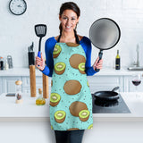 Kiwi Blue Background Adjustable Apron