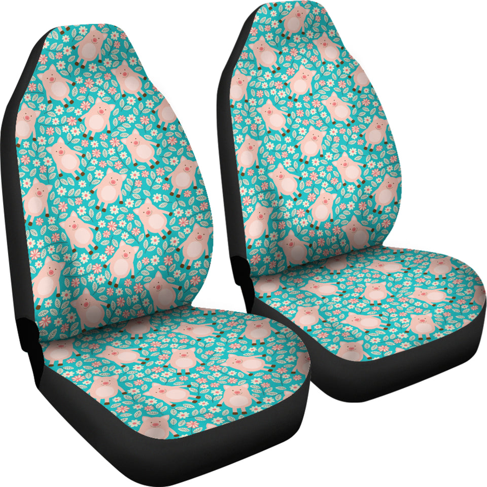Pig Pattern Print Design 01 Universal Fit Car Seat Covers