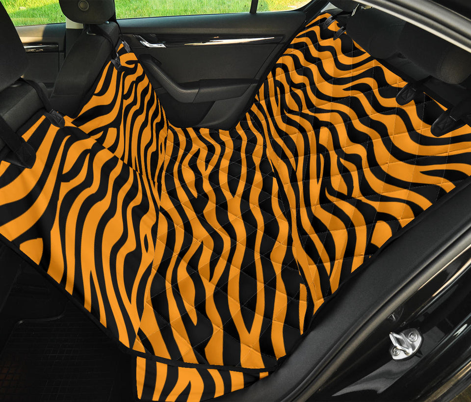 Bengal Tigers Skin Print Pattern Background Dog Car Seat Covers
