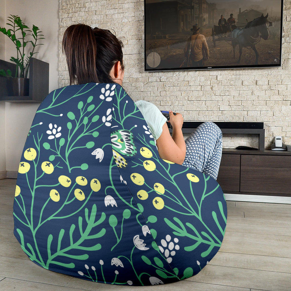 Butterfly Leaves Pattern Bean Bag Cover