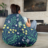 Butterfly Leaves Pattern Bean Bag Cover
