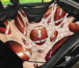 American Football Ball Design Pattern Dog Car Seat Covers