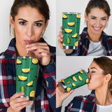 Durian Pattern Green Background Tumbler
