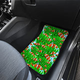 Clown Fish Pattern Print Design 01 Front Car Mats