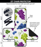 Grape pattern Chair Cover Protector