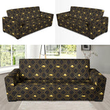 Casino Cards Suits Pattern Print Design 01 Sofa Slipcover