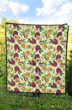 Passion Fruit Pattern Premium Quilt